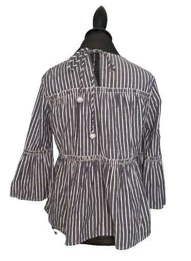 Blue Rain Baby Doll Shirt