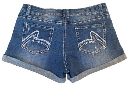 No Boundaries Distressed Shorts