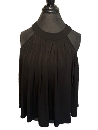 Cable and Gauge Halter Neck Shirt