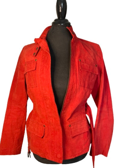 Rogue Genuine Leather Red Jacket