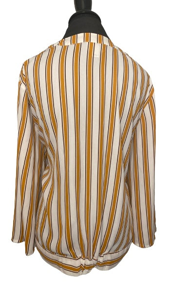 Ava & Viv Striped Blouse