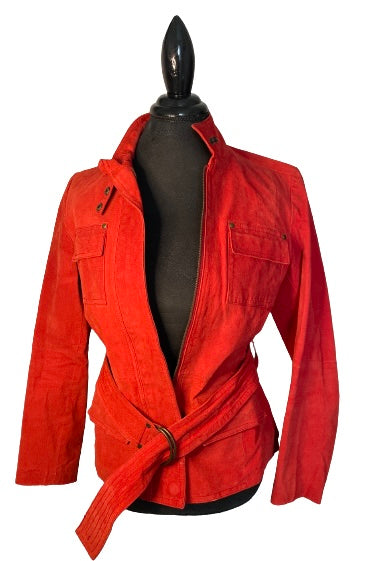 Rogue Genuine Leather Red Jacket