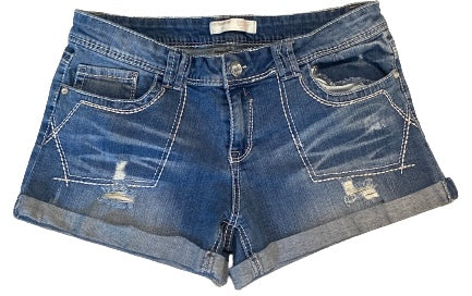 No Boundaries Distressed Shorts