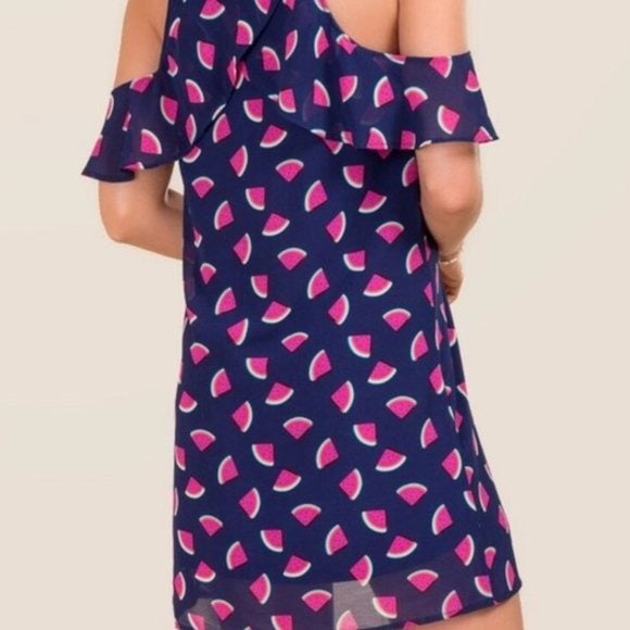 Blue Rain Watermelon Dress