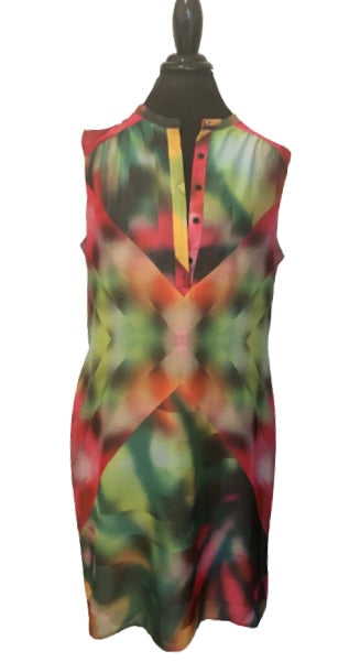 Worthington Kaleidoscope Shirt Dress