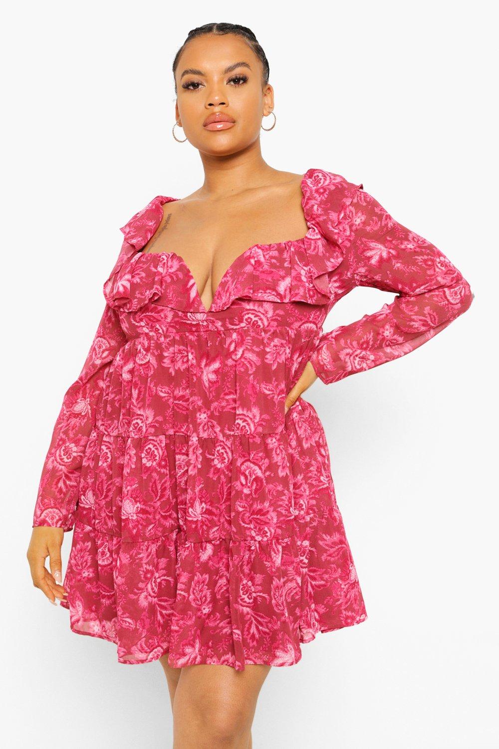 Boohoo Floral Dress